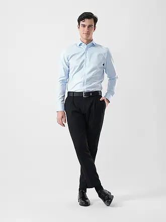PROFUOMO | Camisa Slim Fit | schwarz
